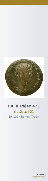RIC II Trajan 421 — CANOA