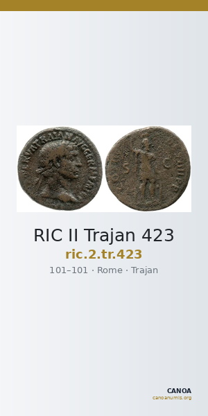 RIC II Trajan 423 — CANOA