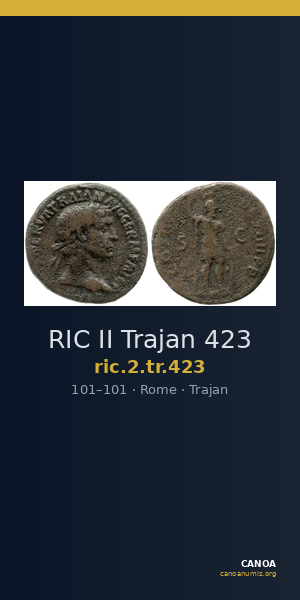 RIC II Trajan 423 — CANOA