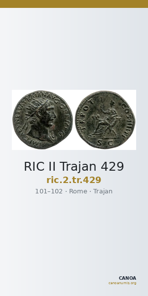 RIC II Trajan 429 — CANOA