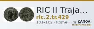 RIC II Trajan 429 — CANOA