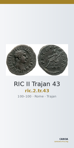 RIC II Trajan 43 — CANOA