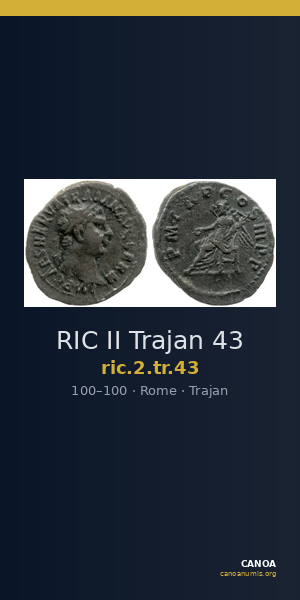 RIC II Trajan 43 — CANOA