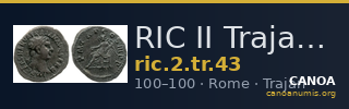 RIC II Trajan 43 — CANOA