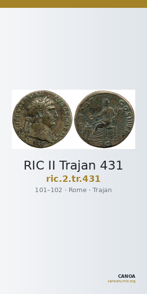 RIC II Trajan 431 — CANOA