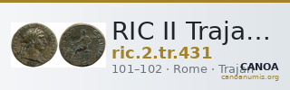 RIC II Trajan 431 — CANOA