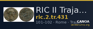 RIC II Trajan 431 — CANOA