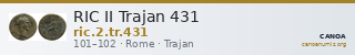 RIC II Trajan 431 — CANOA
