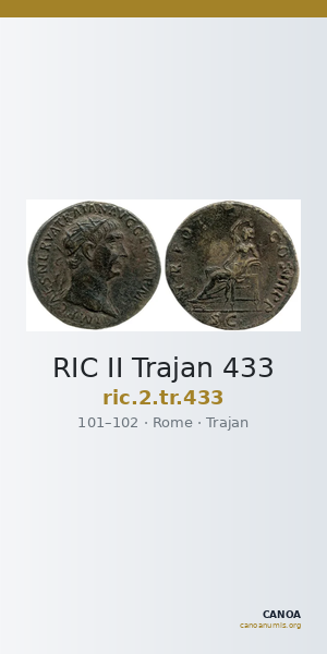 RIC II Trajan 433 — CANOA