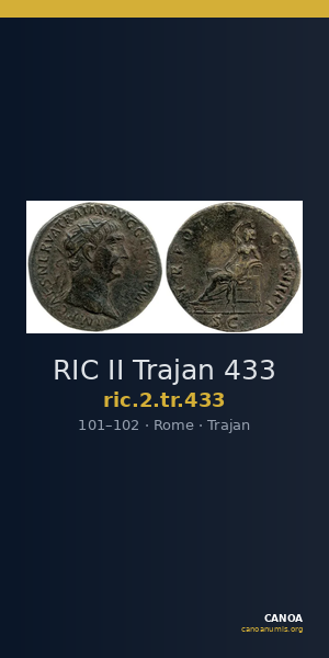 RIC II Trajan 433 — CANOA