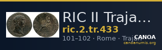 RIC II Trajan 433 — CANOA