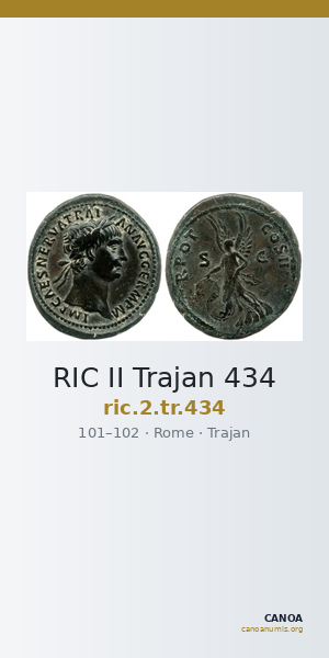 RIC II Trajan 434 — CANOA