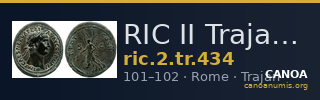 RIC II Trajan 434 — CANOA