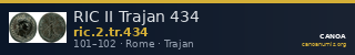 RIC II Trajan 434 — CANOA