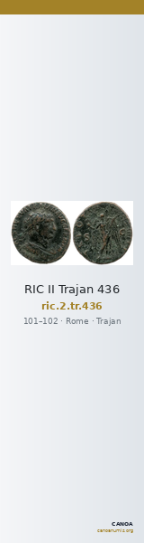 RIC II Trajan 436 — CANOA