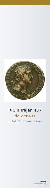 RIC II Trajan 437 — CANOA