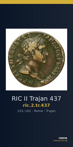 RIC II Trajan 437 — CANOA