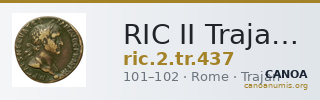 RIC II Trajan 437 — CANOA