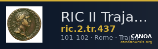 RIC II Trajan 437 — CANOA