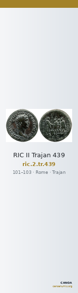 RIC II Trajan 439 — CANOA