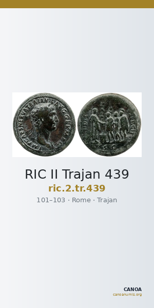 RIC II Trajan 439 — CANOA