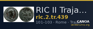 RIC II Trajan 439 — CANOA