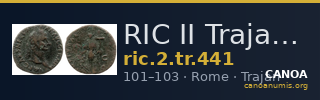 RIC II Trajan 441 — CANOA