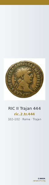 RIC II Trajan 444 — CANOA
