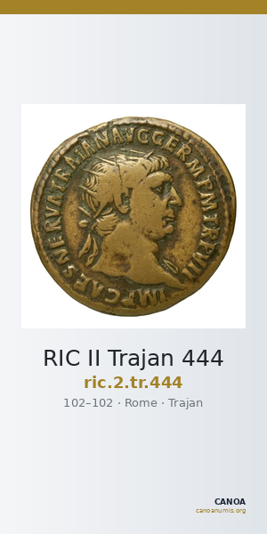 RIC II Trajan 444 — CANOA