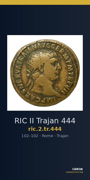 RIC II Trajan 444 — CANOA