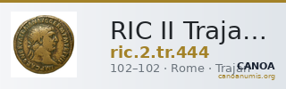 RIC II Trajan 444 — CANOA