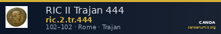 RIC II Trajan 444 — CANOA
