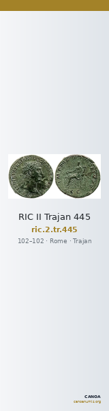 RIC II Trajan 445 — CANOA