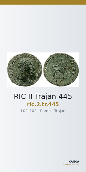 RIC II Trajan 445 — CANOA