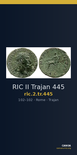 RIC II Trajan 445 — CANOA