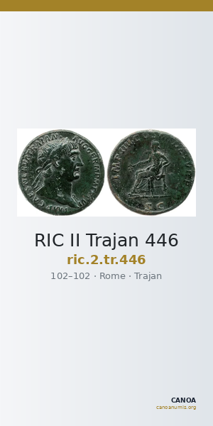 RIC II Trajan 446 — CANOA