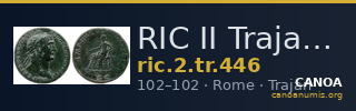 RIC II Trajan 446 — CANOA