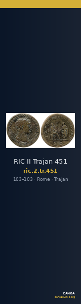 RIC II Trajan 451 — CANOA