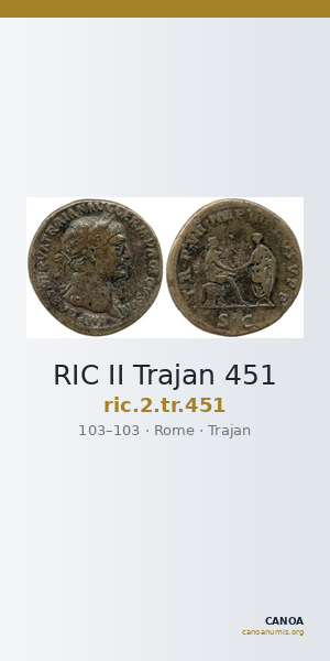 RIC II Trajan 451 — CANOA