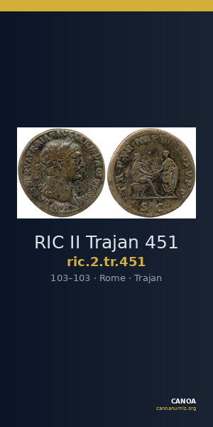 RIC II Trajan 451 — CANOA