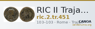 RIC II Trajan 451 — CANOA
