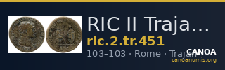 RIC II Trajan 451 — CANOA