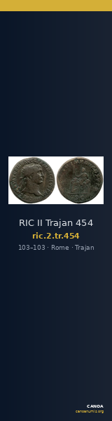 RIC II Trajan 454 — CANOA