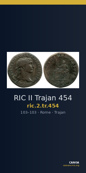 RIC II Trajan 454 — CANOA