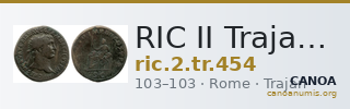 RIC II Trajan 454 — CANOA