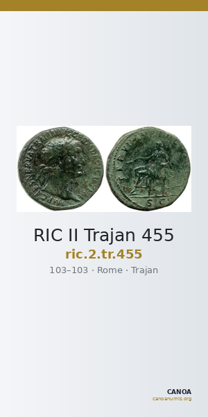 RIC II Trajan 455 — CANOA