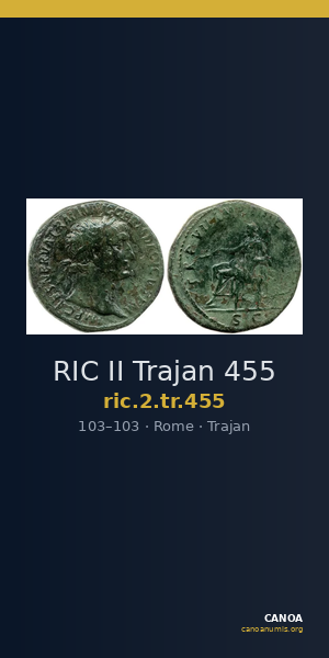 RIC II Trajan 455 — CANOA