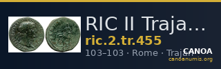 RIC II Trajan 455 — CANOA