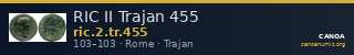 RIC II Trajan 455 — CANOA