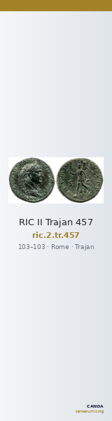 RIC II Trajan 457 — CANOA